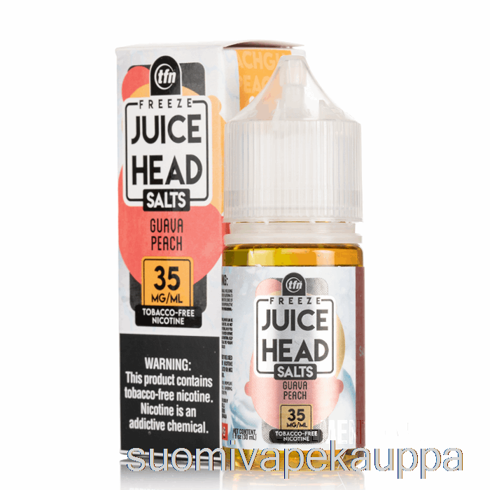 Vape Box Jäädyttää Guava Persikka - Mehu Pää Suolat - 30ml 50mg